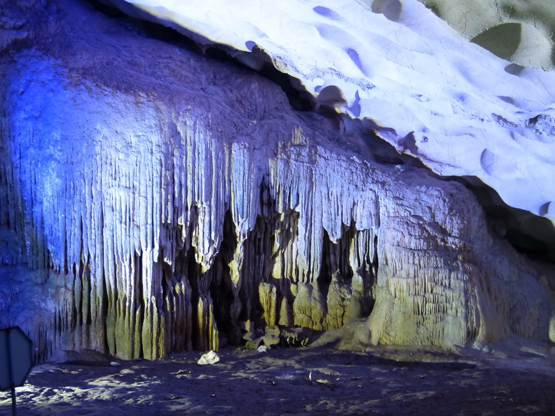nature, underground, calcium deposits, pattern, indoors, illuminated, halong bay, frozen, ice, snow, day, geology, no people, cold temperature, grotto