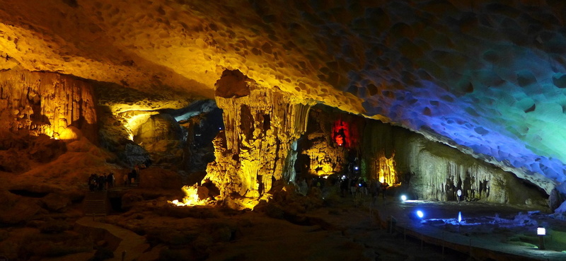 1080P, grotto, sous, entrance, stalagmites, land, terre, cave
