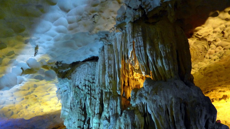 cave, sous, stalagmites, land, grotto, entrance, terre, 1080P