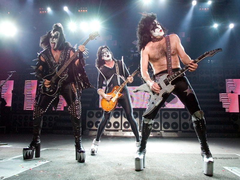 rock, bands, kiss, concert, heavy, metal, guitar, 720P