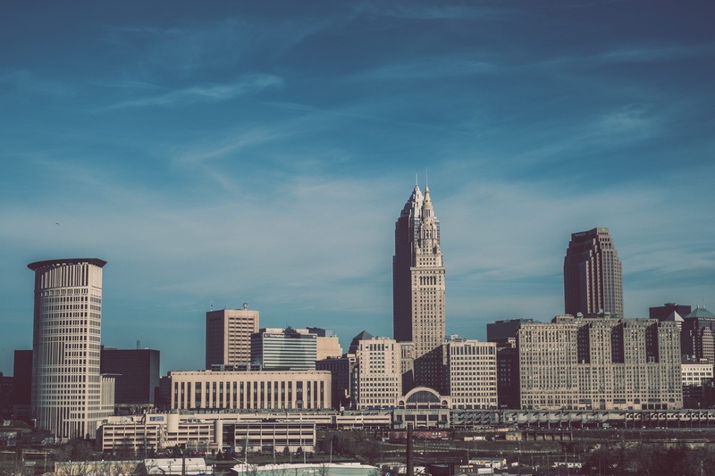 day, downtown, cloud - sky, tall - high, cityscape, skyscraper, skyline, financial district, 5K, the land, building, urban, urban skyline, oh, buildings
