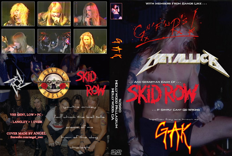 concerts, guns, metallica, gnr, posters, metal, row, roses, 2K, concert, poster, thrash, skid, heavy
