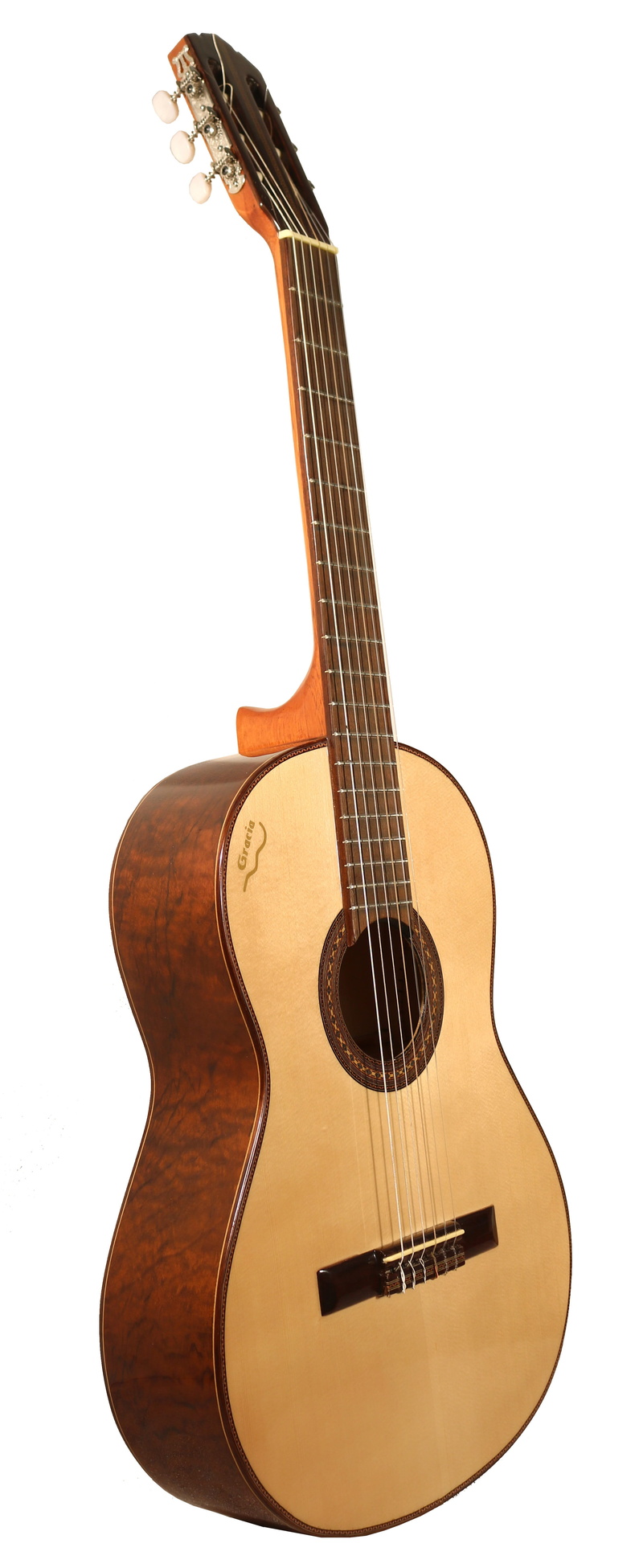 brown, still life, studio shot, Guitar, musical instrument string, white background, box, string, wood - material, cut out, single object, diapason, close-up