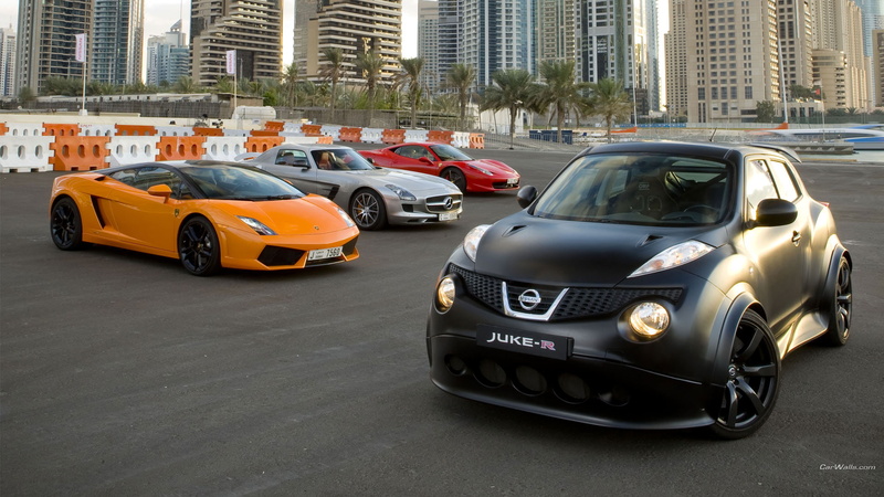 juke, gallardo, lamborghini, r, hd, nissan, 1080P, cars