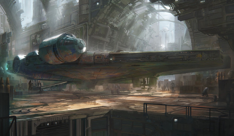 Star Wars, science fiction, Millennium Falcon, artwork, 1080P
