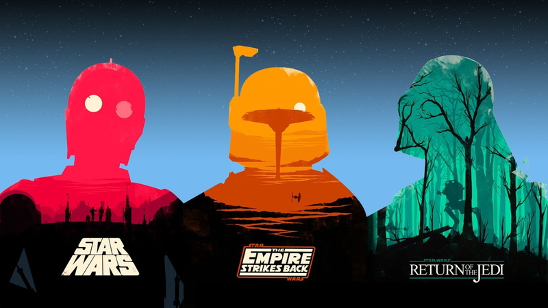 movies, Star Wars, 1080P, Darth Vader, science fiction, Boba Fett, C-3PO
