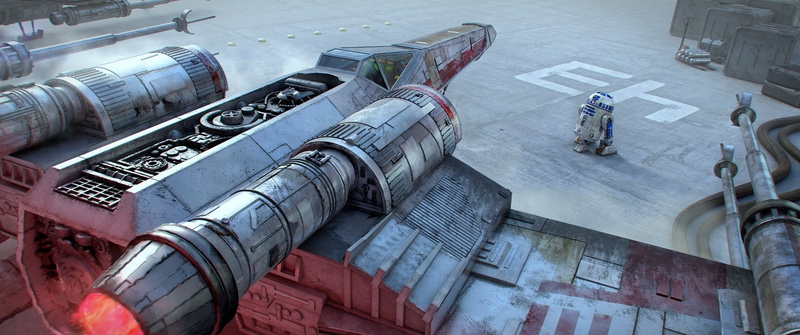 R2-D2, X-Wing, 1080P, Star Wars
