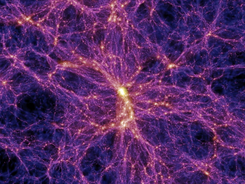 Millennium Simulation Project, space, 1080P, abstract, universe, structure