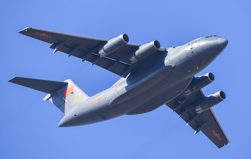 Xian Y-20, Wing, 4K, The plane, AIR FORCE CHINA, Engine, Changchun Airshow 2019, Military transport