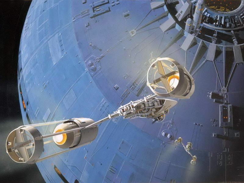 games, star, 720P, Star Wars, video, Death Star, wars, y-wing, hd, art, death, ywing