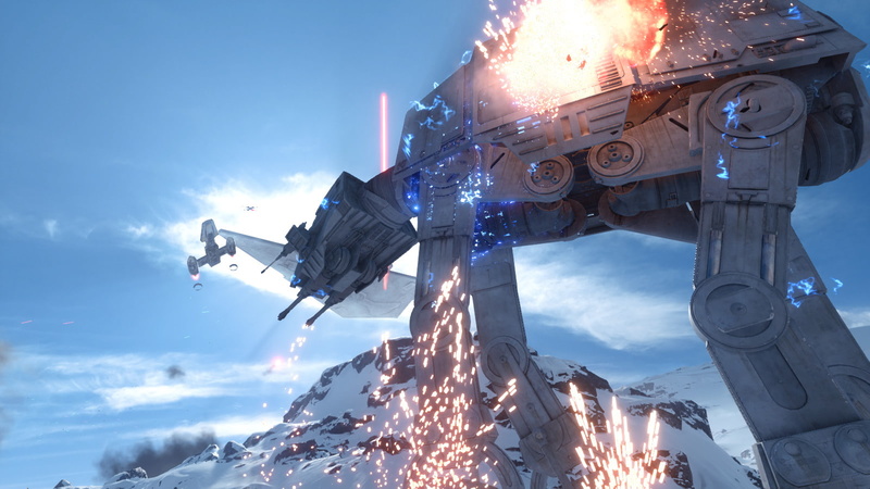 AT-AT Walker, Star Wars, Y-wing, Star Destroyer, Star Wars Battlefront (2015), 720P, Hoth (Star Wars)