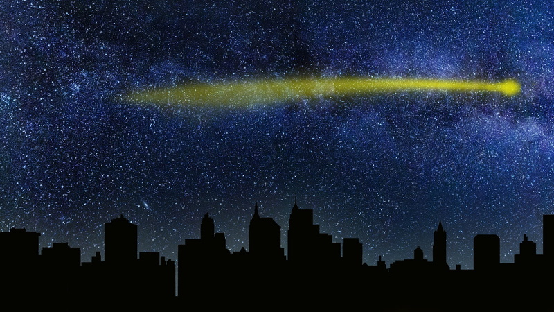 photo, skyscraper, outdoors, astronomy, magi, building exterior, silhouette, architecture, beauty in nature, built structure, christmas, sky, city, 3 kings