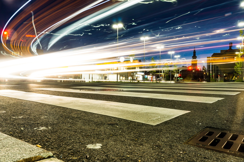 blurred motion, illuminated, lights, night, night photograph, light trail, city, motion, traffic, lighting, long exposure, built structure, light, 5K