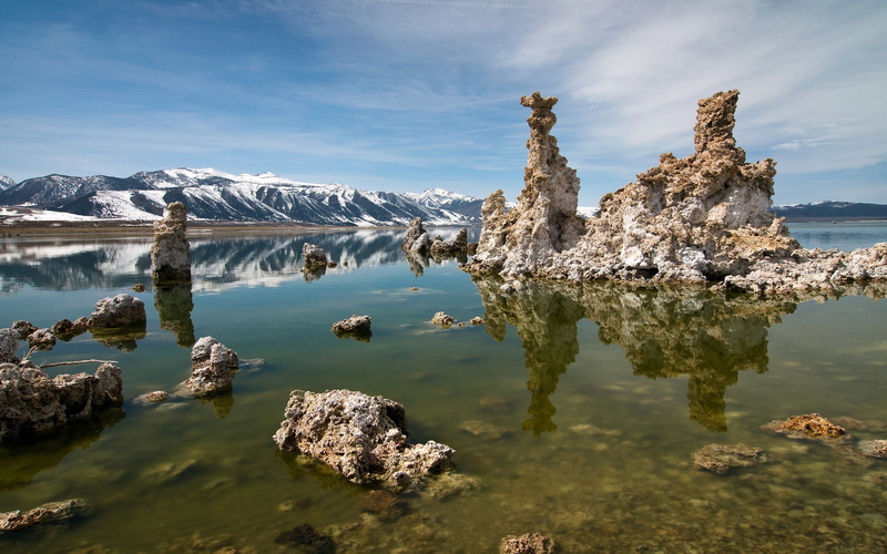 reflection, Reeves, Pyramids, day, mountain, Water, rock - object, nature, rock, cold temperature, snowcapped mountain, scenics - nature, beauty in nature