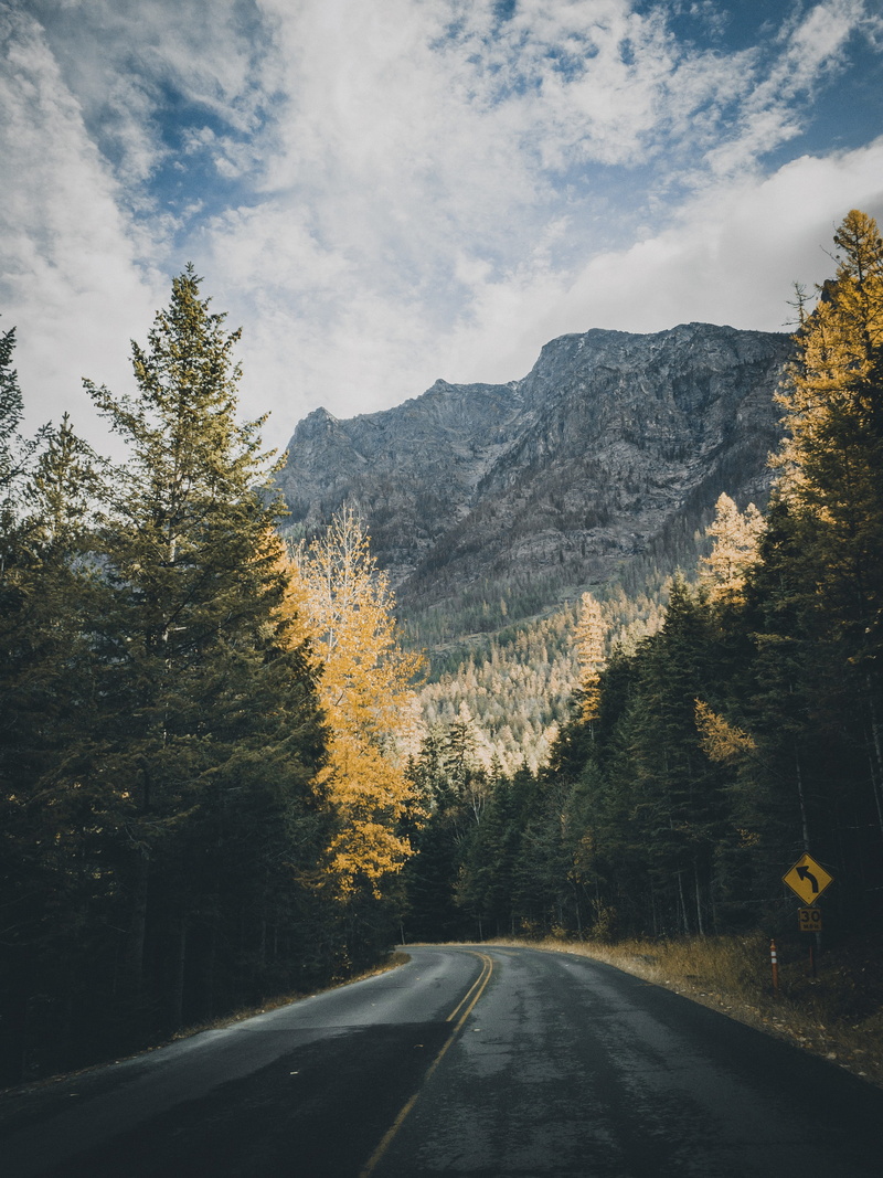 no people, tranquility, way, nature, plant, marking, the way forward, change, vegetation, sky, united states, mountain range, beauty in nature, scenics - nature
