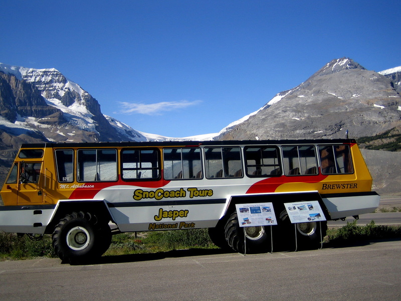 canada, travel Locations, blue, attraction, athabasca, architecture, no people, mode of Transport, day, maontain, Bus, snow, scenics - nature, scenery