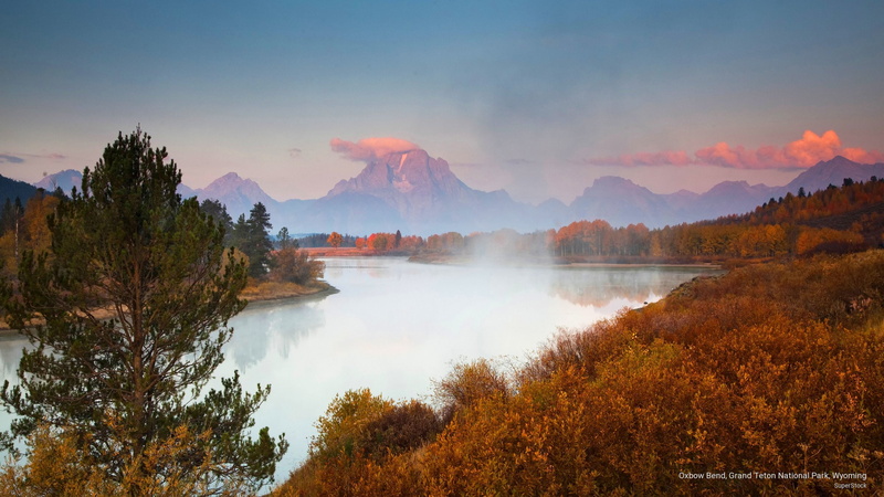 National Parks, bend, grand, wyoming, oxbow, teton, park, national, 2K