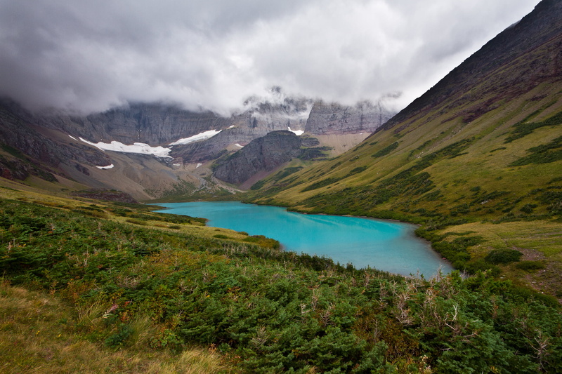 cracker, landscape, cloud - Sky, green, Lake II, Cracker Lake, outdoors, clouds, 2K, lake, mountain Peak, mountain, nature, surrounded, water, trees, ethereal