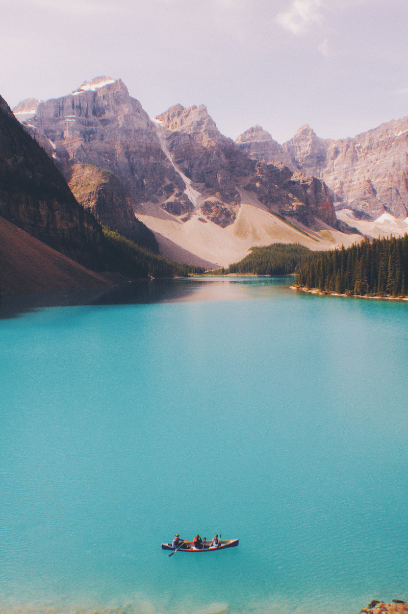 land, travel destinations, travel, nature, transportation, landscape, formation, 5K, scenics - nature, mountain, beauty in nature, outdoors, canoes, day
