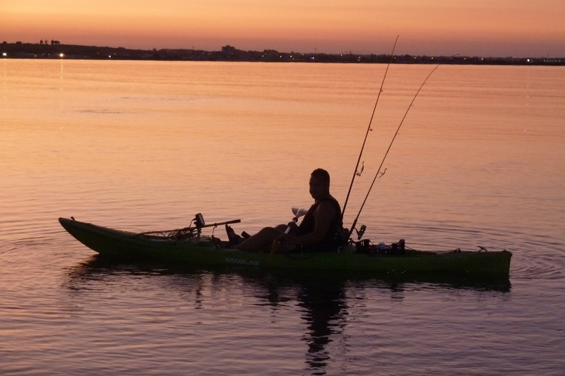 fisherman, rowing, water, fishing, nature, sitting, men, sunset, sea, one person, leisure activity, real people, 2K, mode of transportation, kayak, outdoors