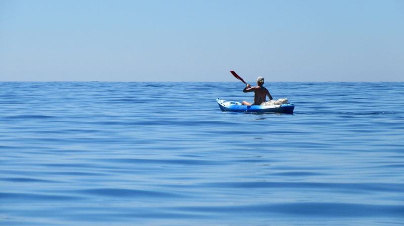 people, water, horizon, nautical Vessel, outdoors, summer, adventure, mature adult, Sea Kayak, leisure activity, copy space, men, vacations, using, ocean