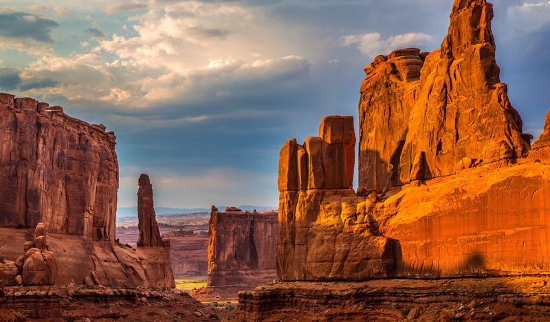 4K, rock, rock formation, landscape, Arches National Park