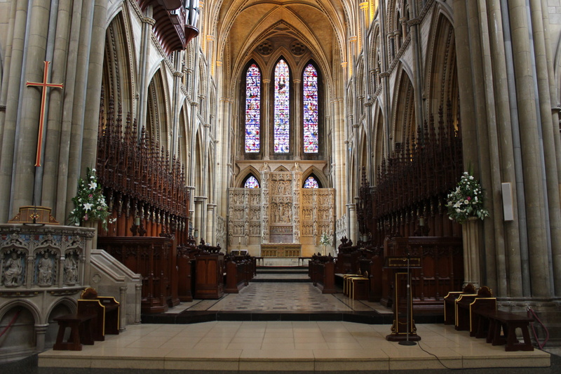 architectural column, pew, 5K, Church, church, bench, the past, Columns, christ, anglican, building, arch, cathedral, window, city, st, saint, north, altar