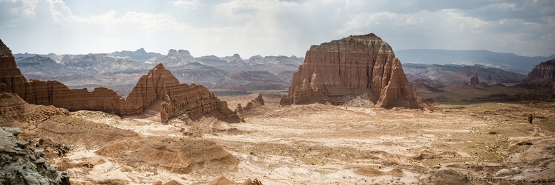 utah, nature, panorama, rock - object, brown, formation, no people, outdoors, landmark, rock formation, tranquility, formations, landscape, solid, jailhouse rock