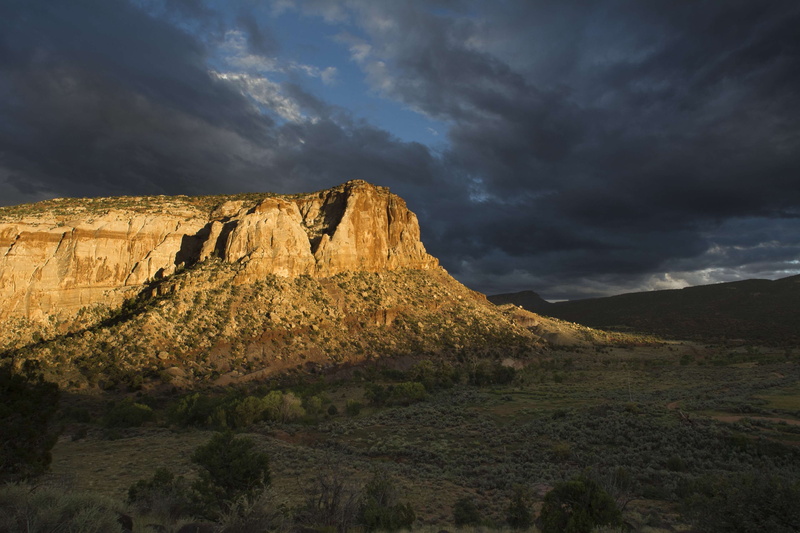 panorama, plant, tranquility, landscape, dusk, 4K, sunset, solid, no people, usa, wilderness, eroded, capitol reef national park, rock - object, dry, pleasant creek