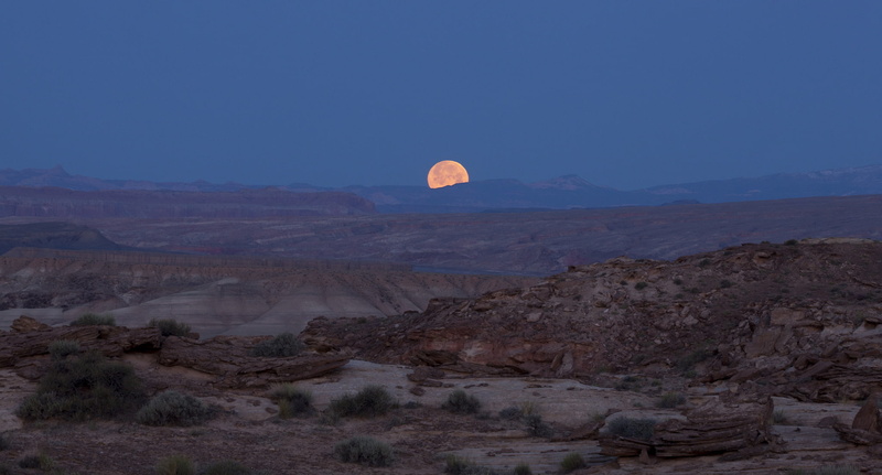desert, full, photographer, night, USA, the moon, Capitol Reef, canyons, state, Utah, Jeff Mitton, 1080P, national Park