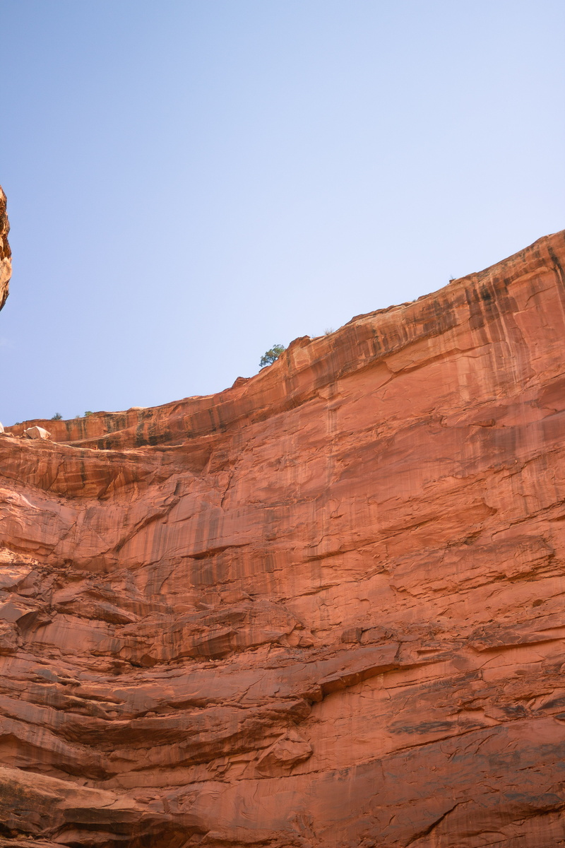 rock formation, eroded, 5K, sandstone, tranquil scene, nature, formation, rock - object, united states, layered, no people, cliff, capitol reef national park