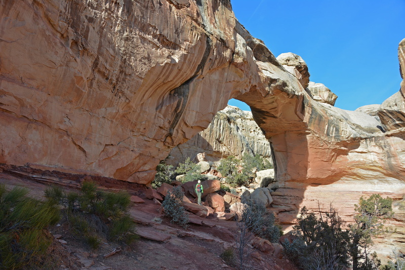 blue, scenery, scenic, rock - object, no people, landscape, arid climate, stalactite, non-urban scene, outdoors, rock arch, rock, brown, physical geography