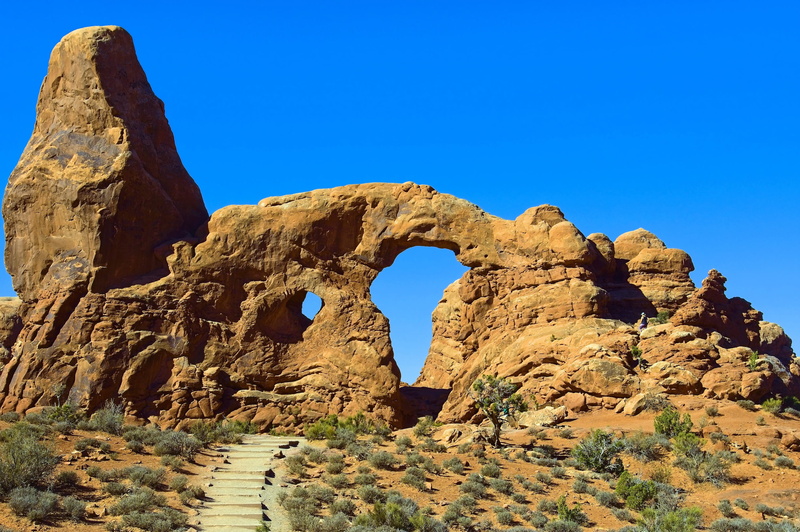semi-arid, solid, rock formation, climate, desert, landscape, 2K, usa, no people, stone, scenics - nature, day, beauty in nature, national, tranquility
