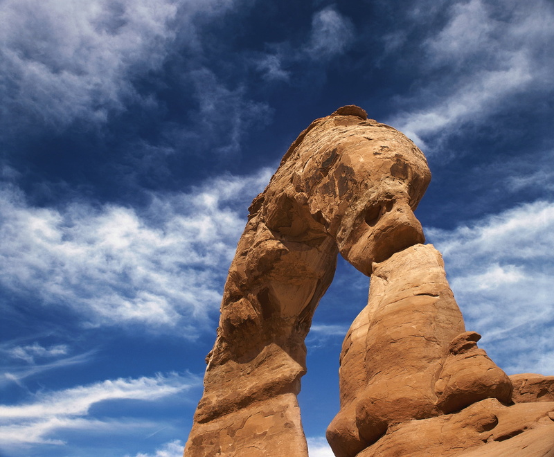 rock - Object, tourism, travel, scenics - nature, rocks, nature, solid, low angle view, famous Place, blue, travel Destinations, rock Formation, physical geography