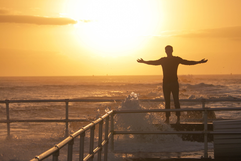 atlantic, limb, scenics - nature, standing, outdoors, sky, waterbender, beauty in nature, horizon, coast, east coast, surf, leisure activity, united states