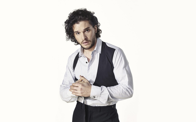 Game of Thrones, Kit Harington, Jon Snow, English actor, 2K