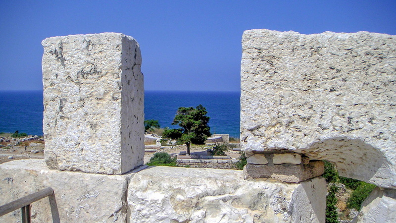 lebanon, nature, tree, concrete, ancient civilization, no people, wall, ruins, archaeology, architecture, byblos, water, stone material, tranquility, ancient