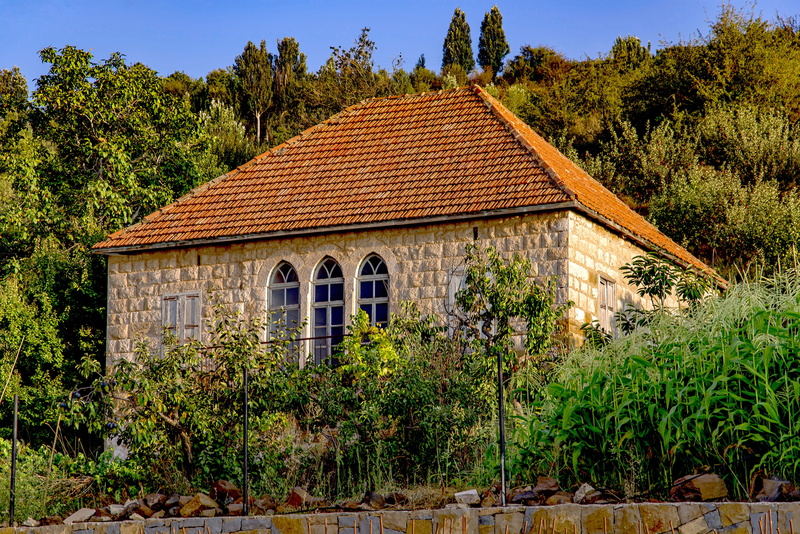 roof, day, garden, building exterior, no people, house, wood - material, mansion, outdoors, typical, plant, lebanon, rural scene, ancient, 5K, country