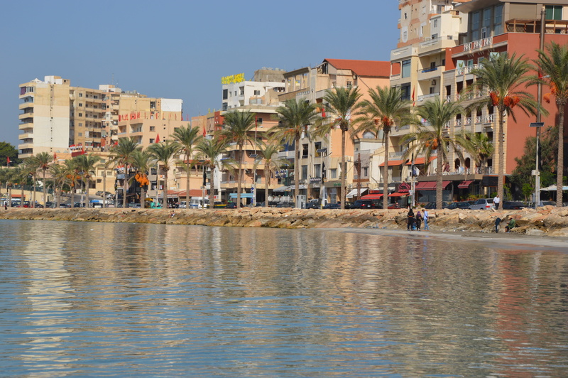 building exterior, Mediterranean, waterfront, built structure, Lebanon, house, nature, architecture, 5K, sea, day, outdoors, water, Beach, sky, Promenade