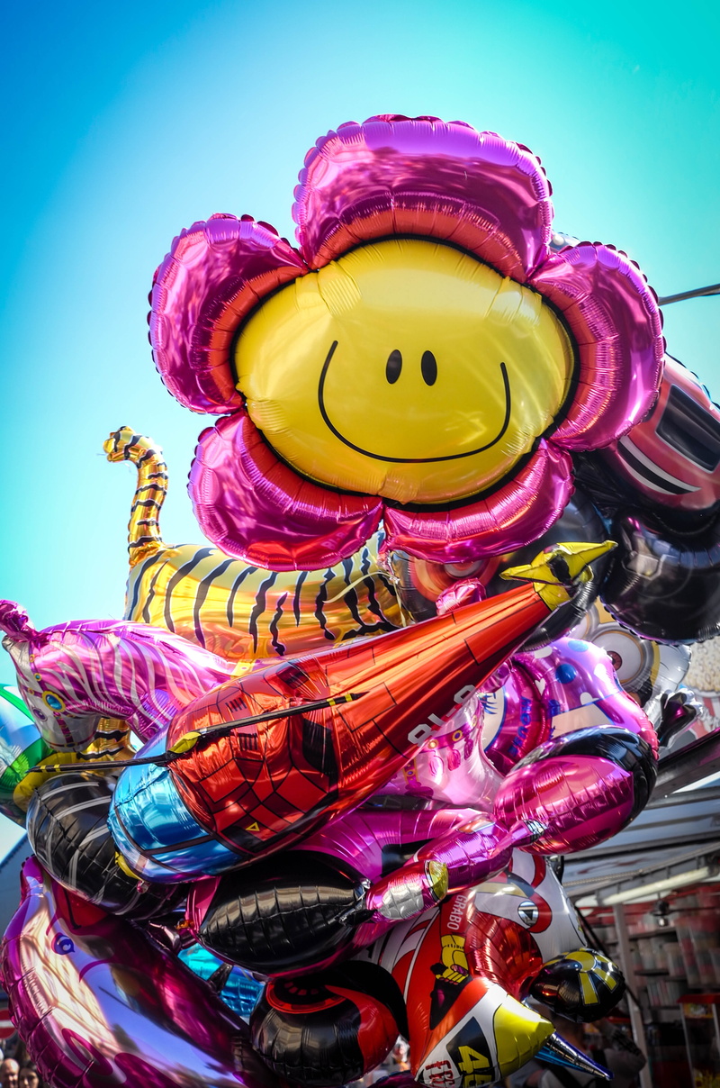 childhood, inflatable, shooting gallery, blue, nature, folk festival, sculpture, animal representation, Festival, outdoors, choice, Balloon, sky, Market