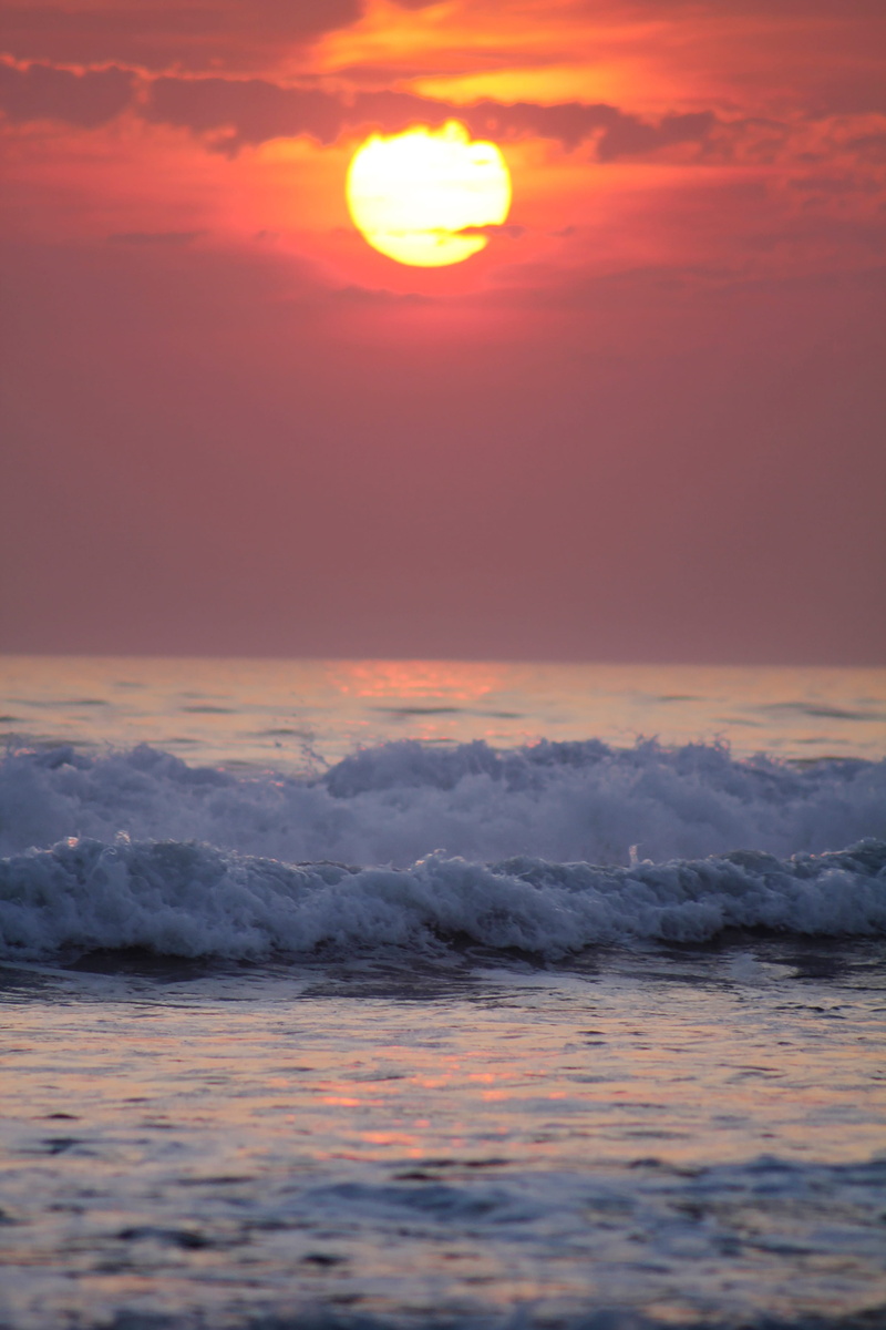beauty in nature, water, sea, tranquility, bude, tranquil scene, scenics - nature, sky, 4K, sun, sunset, orange color, dramatic sky, horizon over water