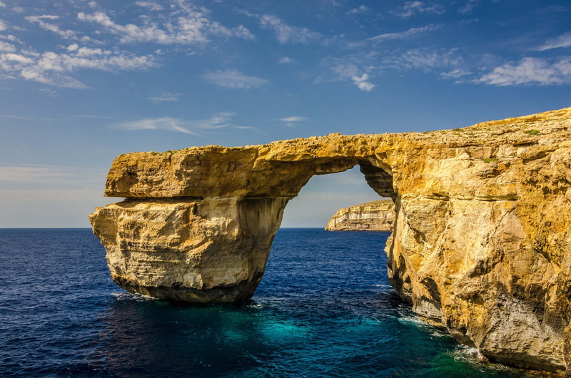 1080P, landscape, Malta, sea, cliff