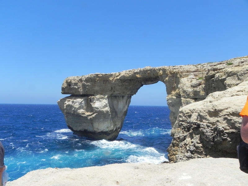 waves, golden, Gozo, Azure Window, hour, blue, summer, coastline, 2K, rock, beach, sea waves, landscape, near, rock - Object, nature, cliff, golden hour