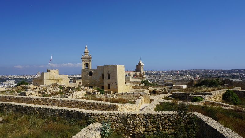 malta, blue, tourism, city, old, building exterior, cityscape, gozo island, architecture, clear sky, religion, history, built structure, travel, building