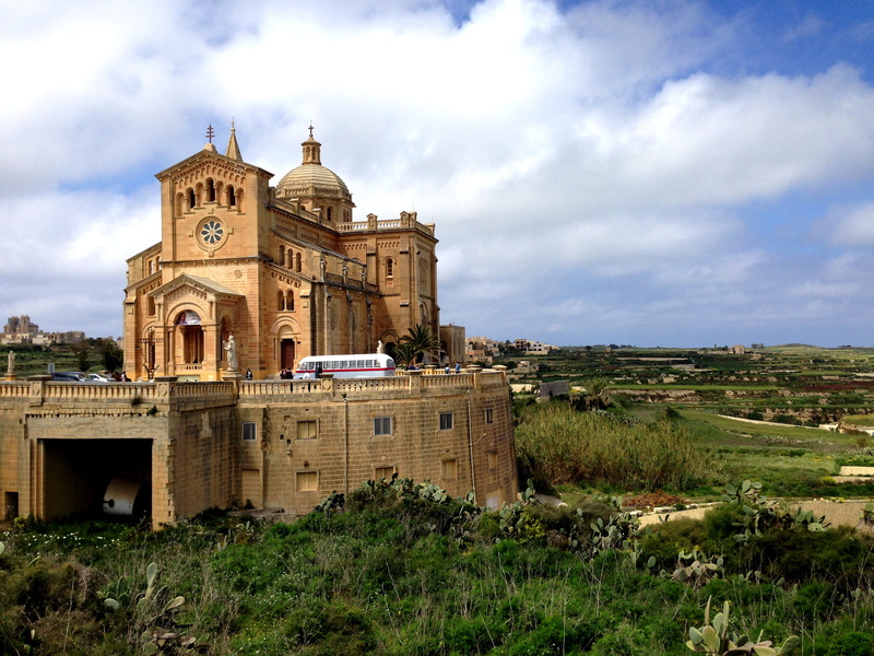 cloud - sky, ta pinu, spirituality, place of worship, no people, religion, building, 2K, architecture, maltese, the past, travel, ruined, basilica, religious