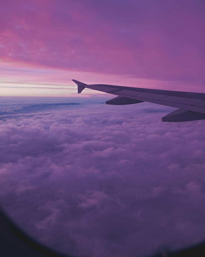 retro, aircraft wing, 1080P, mode of transportation, clouds, window, wing, no people, dreamy, beauty in nature, plane, air vehicle, airliner, denmark