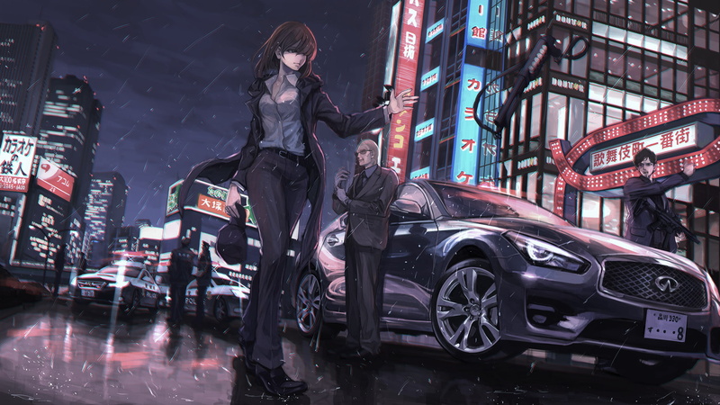 1080P, anime, gun, koh