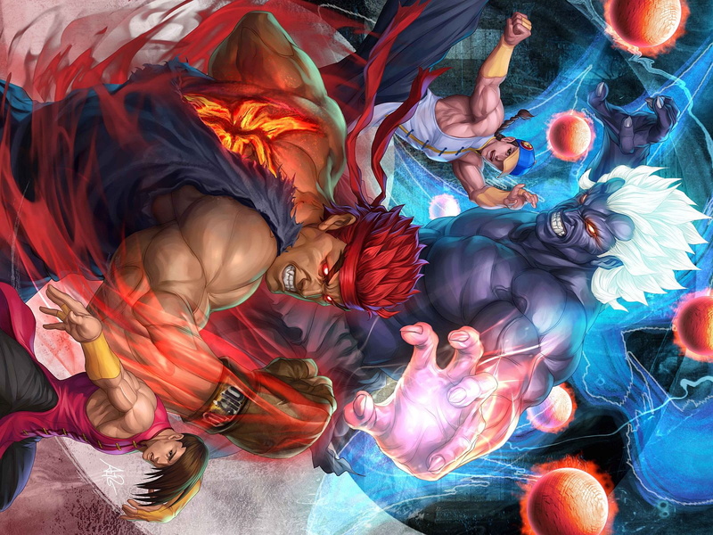 evil, street, artgerm, fighter, 720P, ryu