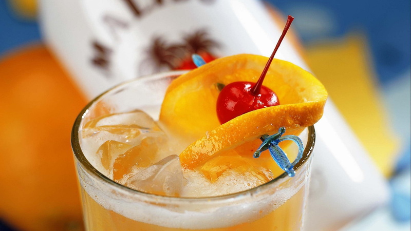 beverages, drinking glass, cocktails, 1080P, cherries (food)