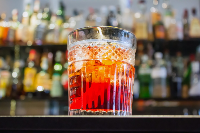 bar counter, cocktailbar, italy, no people, drink, transparent, bar - drink establishment, food, beer, negroni, refreshment, freshness, drinking glass